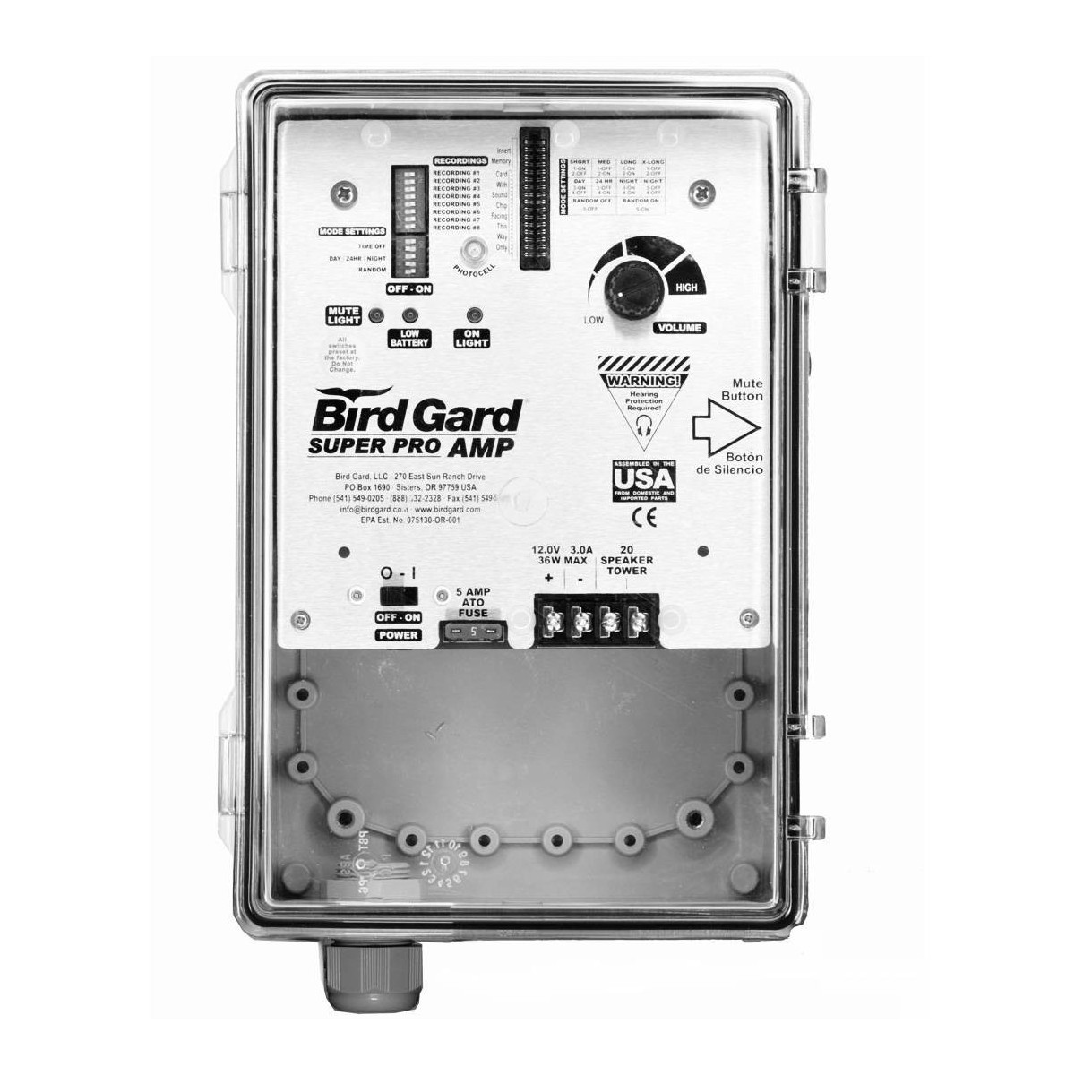 Bird Gard Super Pro Amp – Mega Blaster Pro - Image 3